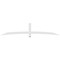 Ekena Millwork Bellingham Architectural Grade PVC Gable Bracket, 108"W x 22 1/2"H x 2"D x 4"F, 5/12 Pitch GBP108X23X0204BEL00 - alternate 5